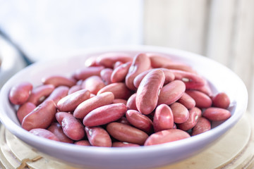red kidney beans in a bowl