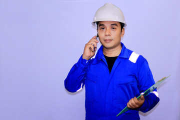 Portrait of a young Asian Engineer