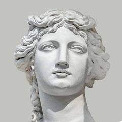 Portrait of young sensual Roman Renaissance Era woman in Vienna, Austria, details, closeup, even...