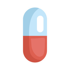 medical capsule isolated icon