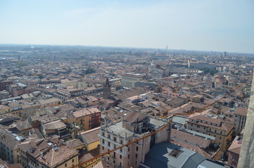 Fototapeta premium Verona City View From Torre Dei Lamberti In Verona. Travel, holidays, architecture. March 30, 2015. Verona, Veneto region, Italy.