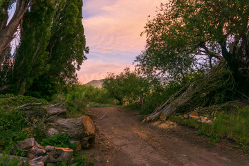 moody sky in Patagonia