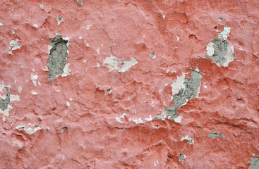 peeling paint on a wall and background