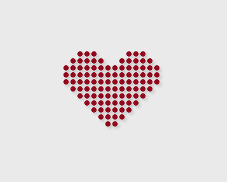 Abstract heart icon