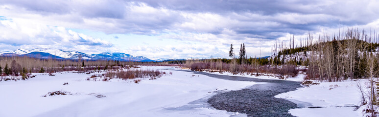 The North Fork of the Flathead River near Polebridge, MT