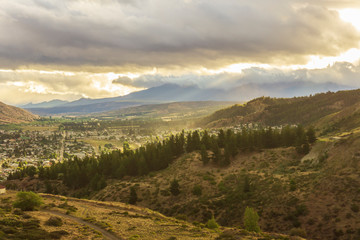 moody skies in patagonia