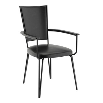 Black modern chair for cafe