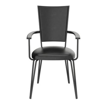 Single Black modern chair for cafe