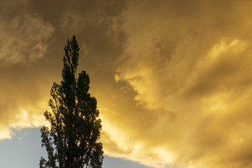 Fototapeta premium moody skies in patagonia
