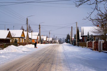 Fototapeta premium Architektura drewniana Podlasia - Kraina Otwartych Okiennic
