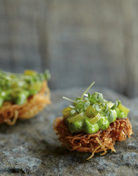 rosti with chive cream