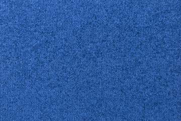 Blue textile texture, boucle, fluff surface.