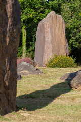 Menhirs et m&eacute;galithes - site m&eacute;galithique de Monteneuf en Bretagne