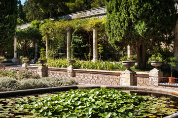 Garten des Klosters Saint-André in Villeneuve-lès-Avignon