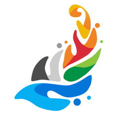 Logo of the European games in Minsk 2019.