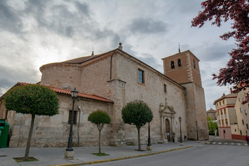 Fototapeta premium church of San Miguel Arcángel of Peñafiel, Valladolid