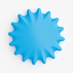 3d rendering of splash logo