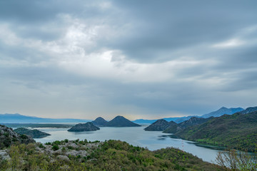 Landscape of the Skadar Lake National Park