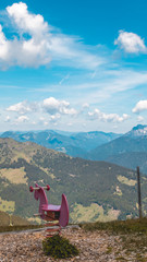 Fototapeta na wymiar Smartphone HD wallpaper of beautiful alpine view at Leogang - Tyrol - Austria