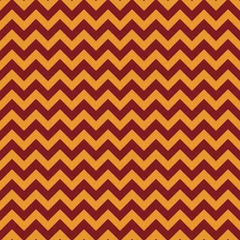 Wallpaper murals Bordeaux Red and Gold Seamless Pattern - Chevron zig zag repeating pattern design