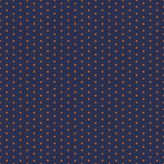 Blue and Bronze Seamless Pattern - Polka dots repeating pattern design