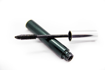 mascara on white background