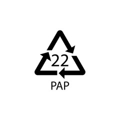22 PAP mark - Paper sign