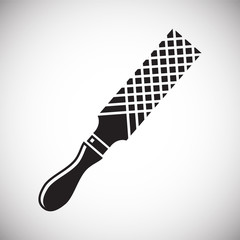 Tool file icon on white background for graphic and web design, Modern simple vector sign. Internet concept. Trendy symbol for website design web button or mobile app