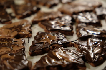 Christmas cookies with Chocolate