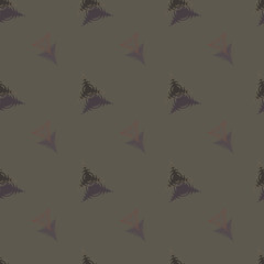 Seamless background pattern with various colored triangles.