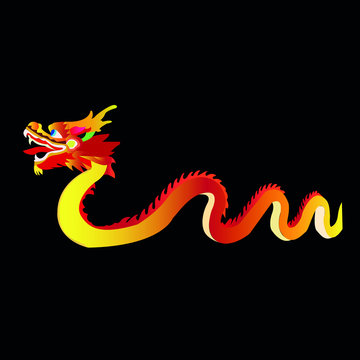 Chinese dragon lantern and boat festival as a Chinese New year