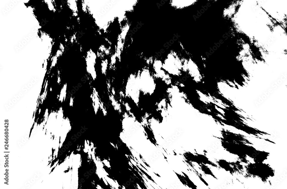 Poster black and white background. fantasy pattern texture. digital art. 3d rendering. computer generated i