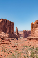 Park Avenue Trail Start in Arches National Park