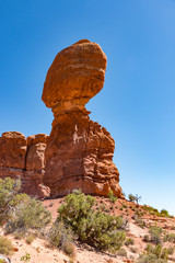 Elephant Butte near Balance Rock in Arches National Park