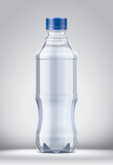Bottle for Water on background. 
