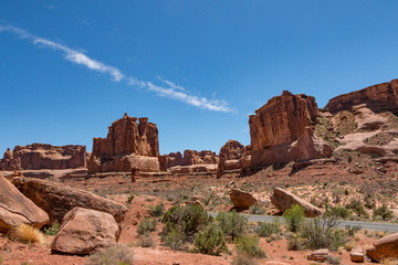 Road View in Arches National Park