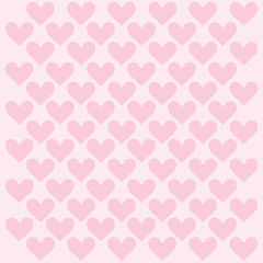 Heart background vector - seamless vector pattern - love background