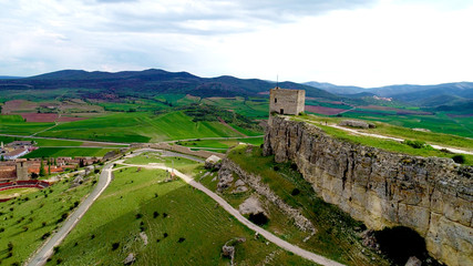 CASTILLO DE ATIENZA A VISTA DE DRON