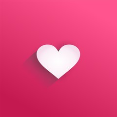 heart in the ping background