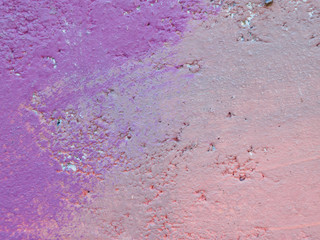 colorful paint streaks on the wall.