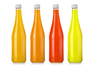 bottle with tasty  drink