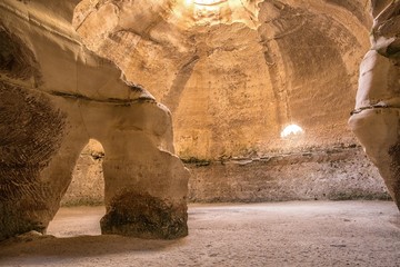 Bell Cave At Beit Guvrin Maresha national park background