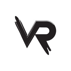 VR Letter Logo Design