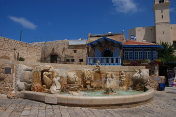 The Zodiac Fountain in Old Jaffa, Tel Aviv, Israel