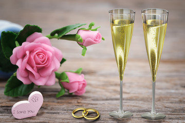 celebrate love with a toast