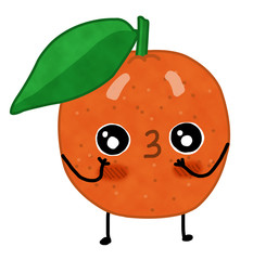 Kawaii orange