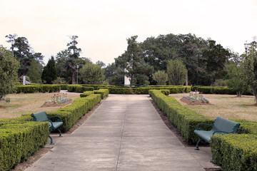 Fototapeta premium A Walk In A Monumental Garden 