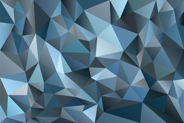 trendy triangular abstract background in blue colors