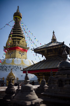 Swaymbhunath, a Buddhist temple in Kathmandu