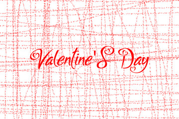 pencil writing on pencil background, or brush, valentine day, for banners, certificates, marketing, giveaway